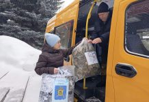Путятинцы передали в благотворительный фонд «Форпост» гуманитарную помощь
